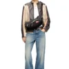 diesel axelväska Axelväska i sliten denim och CORDURA®