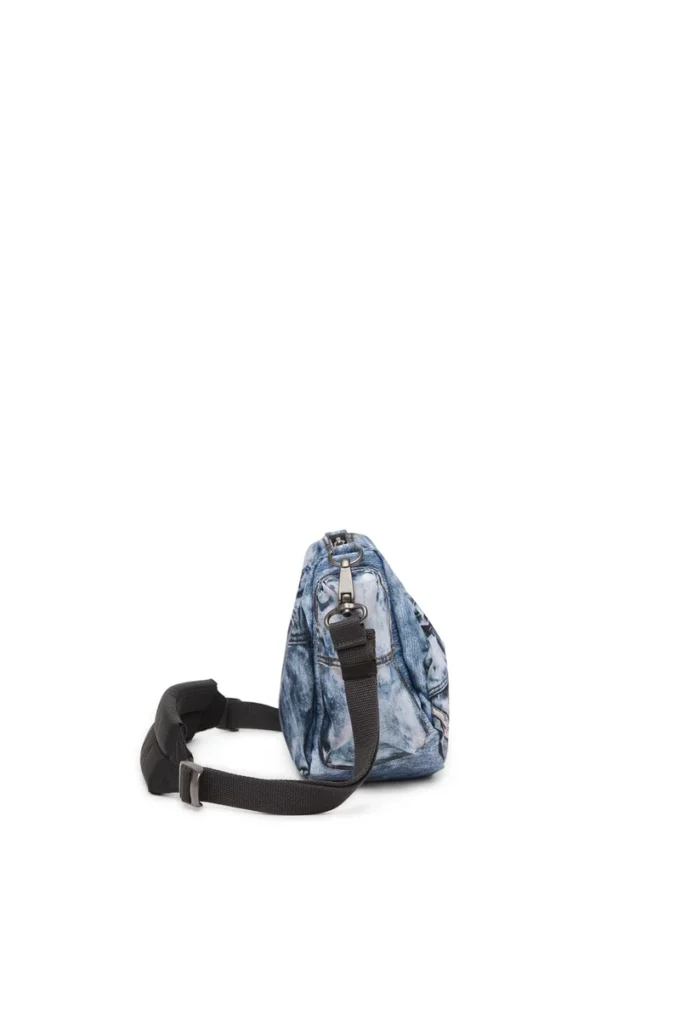 diesel axelväska Multipocket-väska i trompe l’oeil-denim diesel axelväska Multipocket-väska i trompe l’oeil-denim