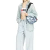 diesel axelväska Multipocket-väska i trompe l’oeil-denim diesel axelväska Multipocket-väska i trompe l’oeil-denim