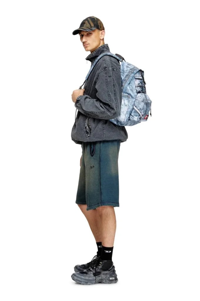 diesel day pak’r Ryggsäck i trompe l’oeil-denim diesel day pak’r Ryggsäck i trompe l’oeil-denim