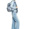 diesel day pak’r Ryggsäck i trompe l’oeil-denim diesel day pak’r Ryggsäck i trompe l’oeil-denim