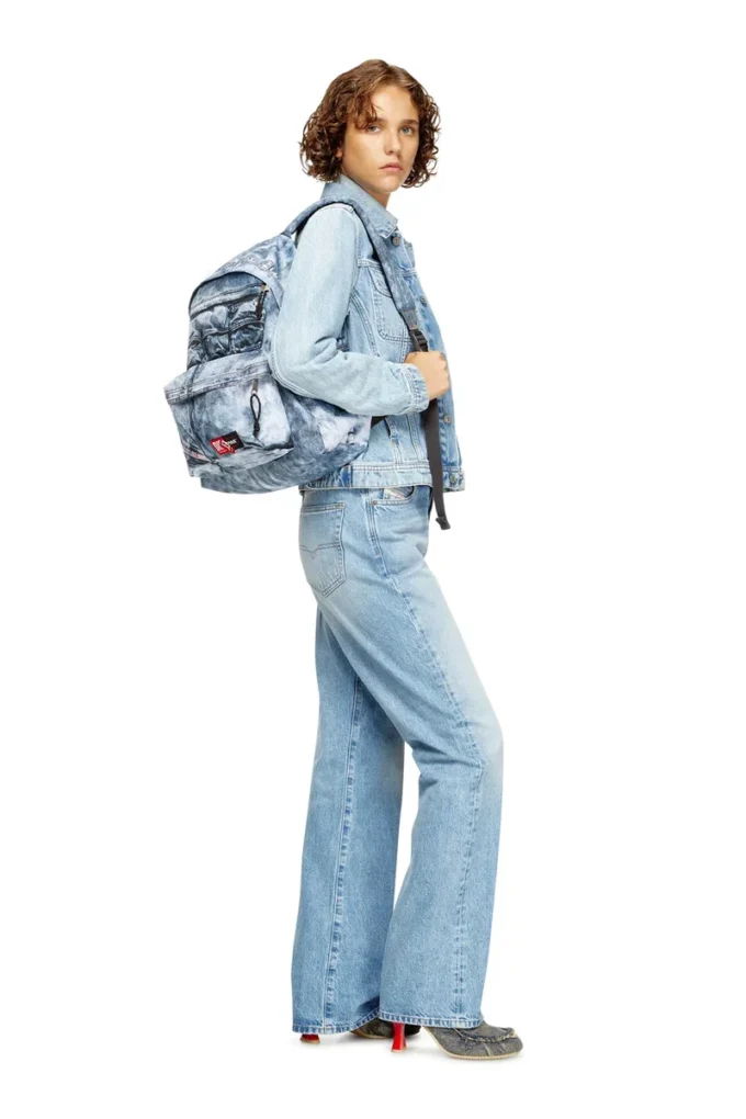 diesel day pak’r Ryggsäck i trompe l’oeil-denim diesel day pak’r Ryggsäck i trompe l’oeil-denim