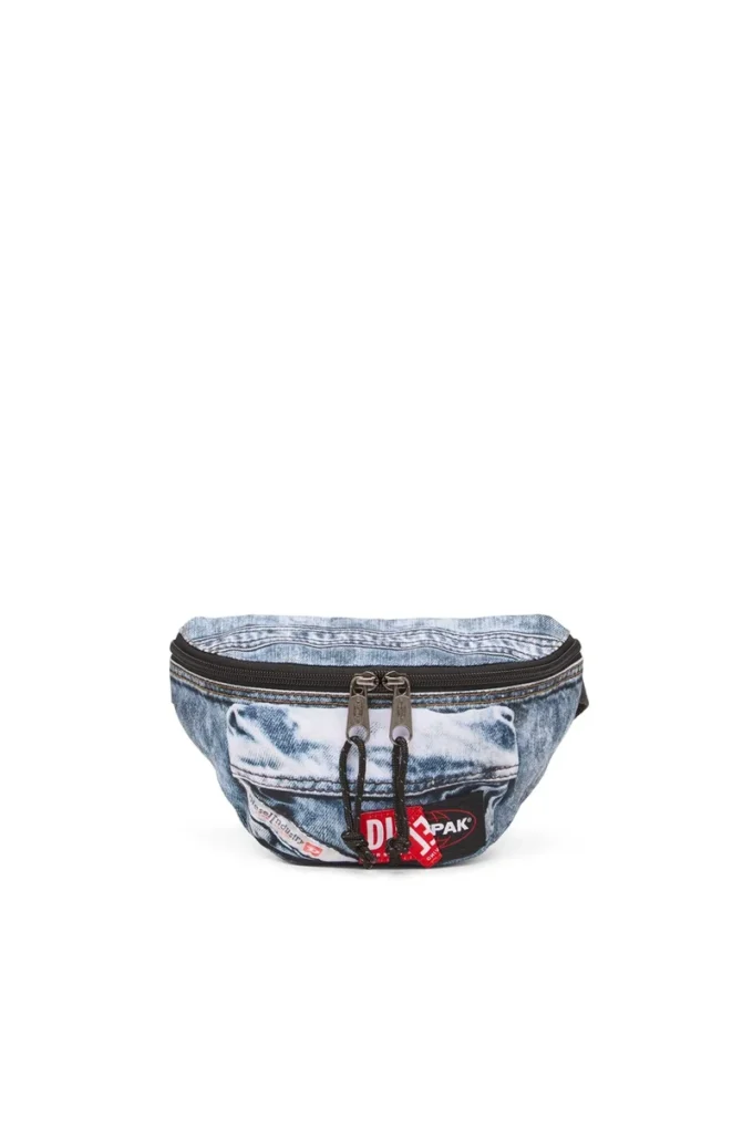 diesel springer Bältesväska i trompe l’oeil-denim diesel springer Bältesväska i trompe l’oeil-denim
