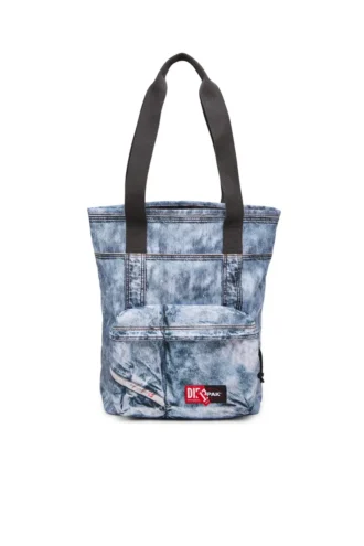 diesel tote Tote bag i trompe l’oeil-denim