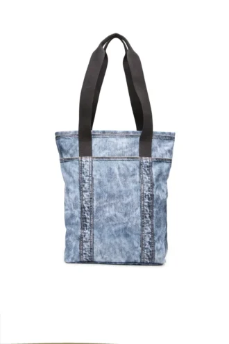 diesel tote Tote bag i trompe l’oeil-denim