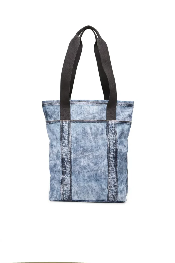 diesel tote Tote bag i trompe l’oeil-denim diesel tote Tote bag i trompe l’oeil-denim