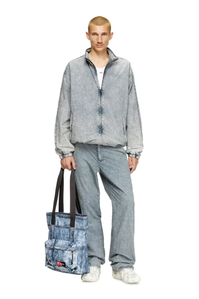 diesel tote Tote bag i trompe l’oeil-denim diesel tote Tote bag i trompe l’oeil-denim