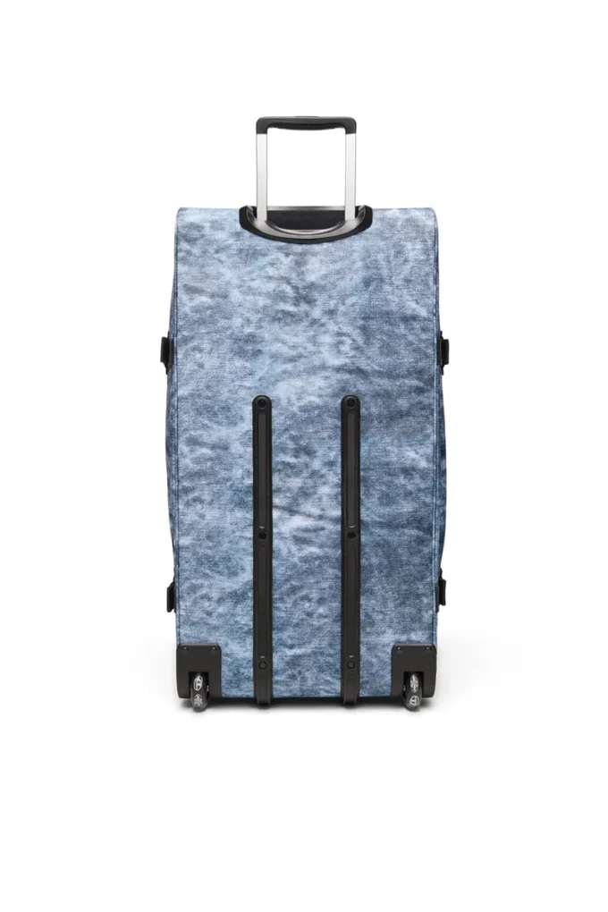 diesel transit’r l Resväska i trompe l’oeil-denim diesel transit’r l Resväska i trompe l’oeil-denim
