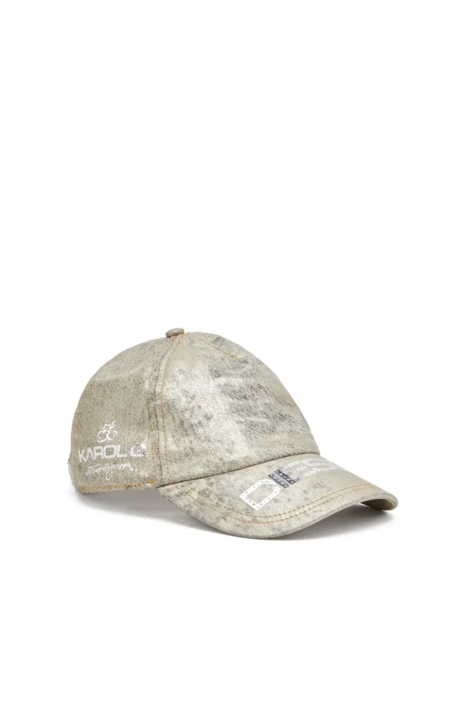 dile_luna cap Baseballkeps i metalliskt denim dile_luna cap Baseballkeps i metalliskt denim