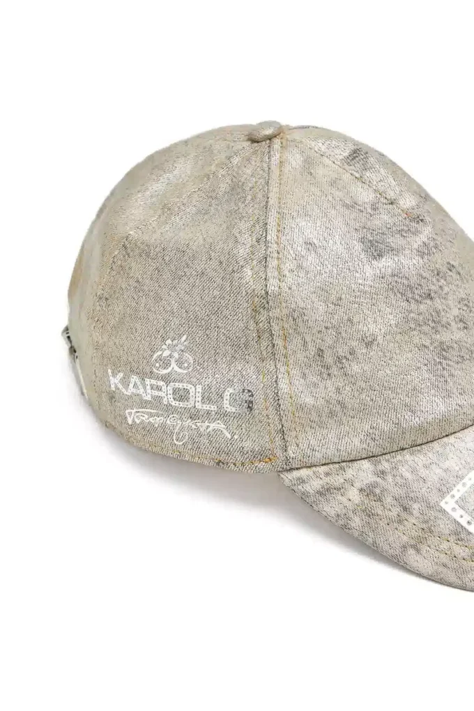 dile_luna cap Baseballkeps i metalliskt denim dile_luna cap Baseballkeps i metalliskt denim