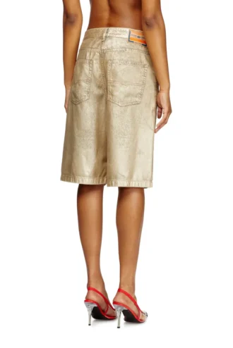 dile_luna shorts Shorts i slitna metallic-jeans