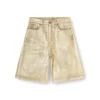 dile_luna shorts Shorts i slitna metallic-jeans