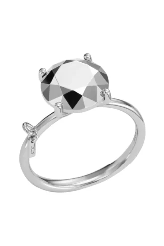 dl1353040 sterlingsilver smycke Diamantslipad ring i sterlingsilver