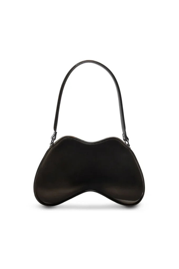 double-d shoulder Double-D-Rigid axelväska i dégradé glansig PU double-d shoulder Double-D-Rigid axelväska i dégradé glansig PU