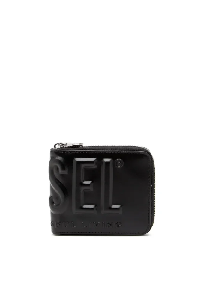 dsl 3d- bi fold coin zip xs Läderplånbok med dragkedja och präglat logo dsl 3d- bi fold coin zip xs Läderplånbok med dragkedja och präglat logo