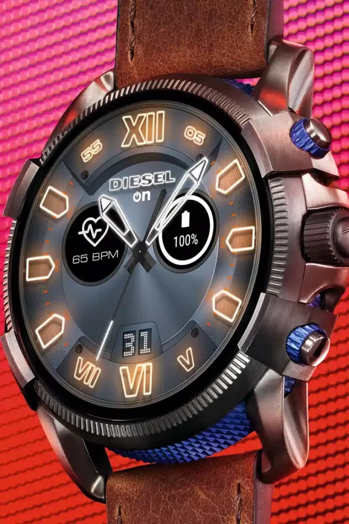 dt2009 Full Guard 2.5 smartwatch brunt läder dt2009 Full Guard 2.5 smartwatch brunt läder