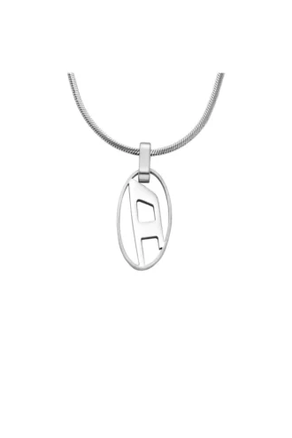 dx1342 Halsband med hänge i rostfritt stål
