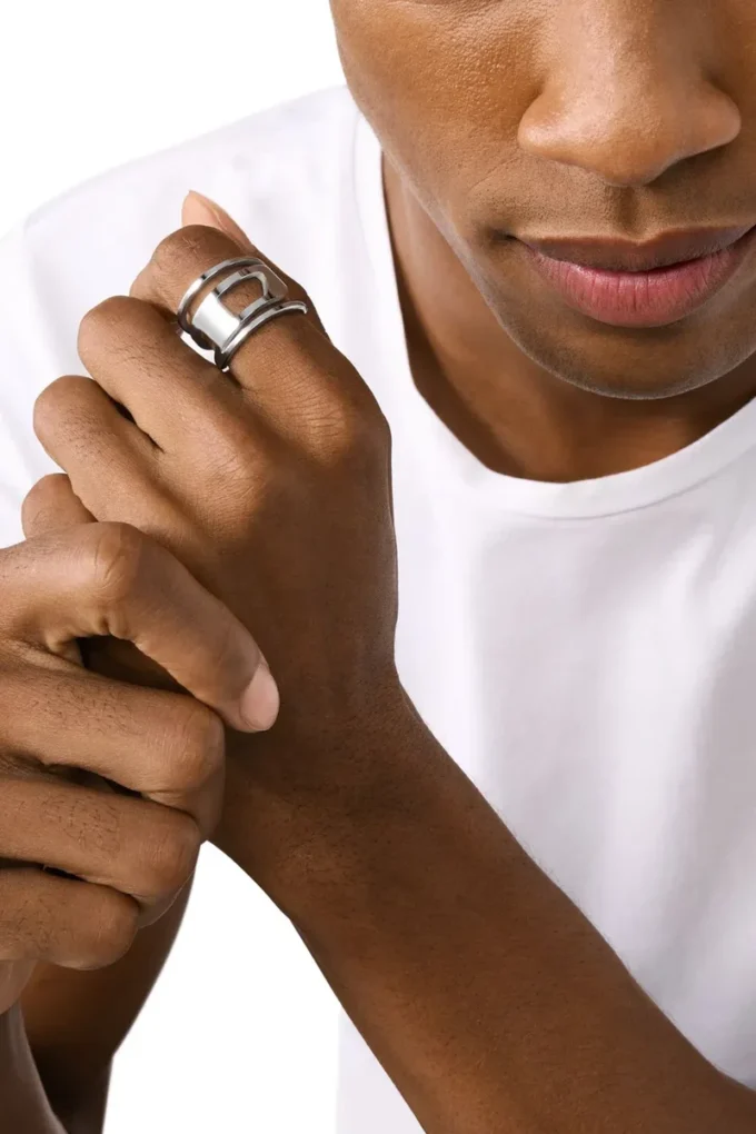 dx1548040 smycke Ring i rostfritt stål