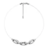 dx1615040 Halsband i rostfritt stål och silikon med Metamorph-kedja dx1615040 Halsband i rostfritt stål och silikon med Metamorph-kedja