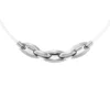 dx1615040 Halsband i rostfritt stål och silikon med Metamorph-kedja dx1615040 Halsband i rostfritt stål och silikon med Metamorph-kedja