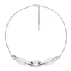 dx1616040 Halsband i rostfritt stål och silikon med metamorfkedja