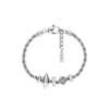 dx1622040 smycken Armband i rostfritt stål med berlocker