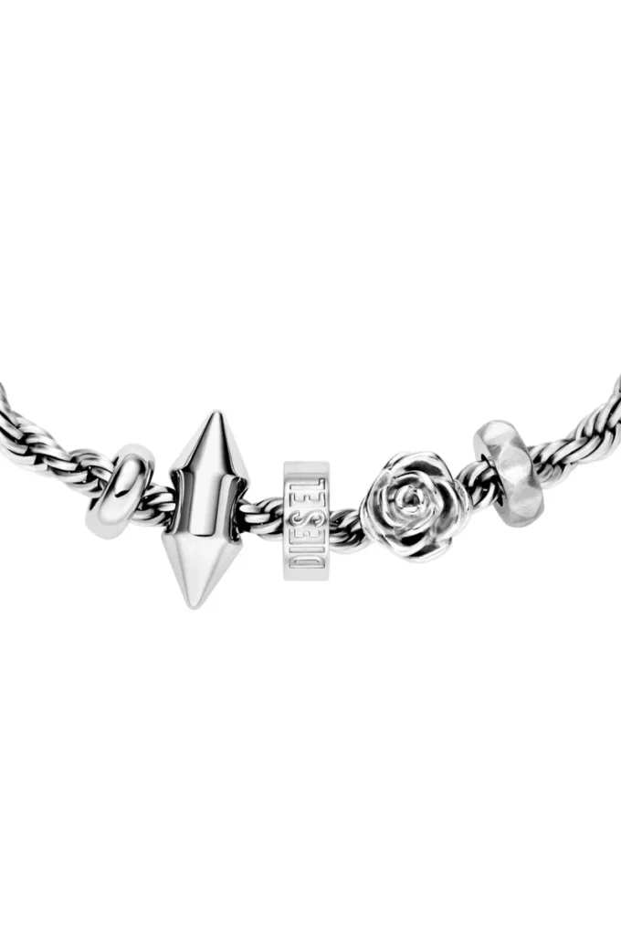dx1622040 smycken Armband i rostfritt stål med berlocker