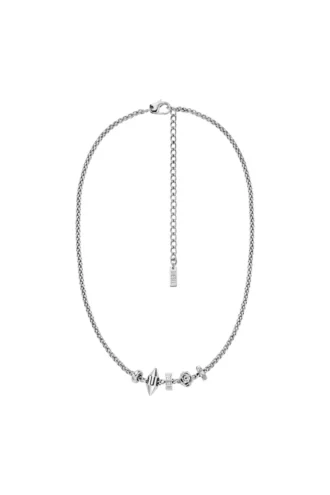 dx1623040 smycken Halsband med berlocker i rostfritt stål