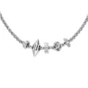 dx1623040 smycken Halsband med berlocker i rostfritt stål