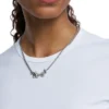 dx1623040 smycken Halsband med berlocker i rostfritt stål