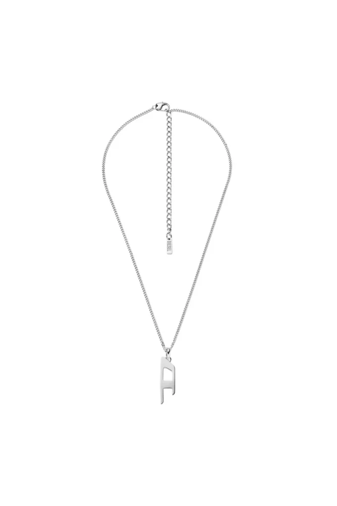 dx1625040 smycken Halsband i rostfritt stål med D-logotyp