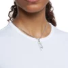 dx1625040 smycken Halsband i rostfritt stål med D-logotyp