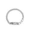 dx1627040 smycken Armband i rostfritt stål med glittrande kedja