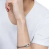 dx1627040 smycken Armband i rostfritt stål med glittrande kedja