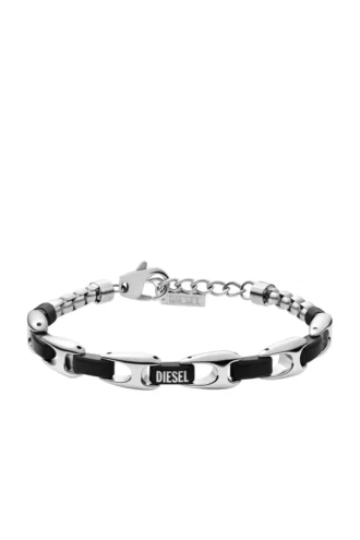 dx1634931 smycken Tvåfärgat armband i rostfritt stål