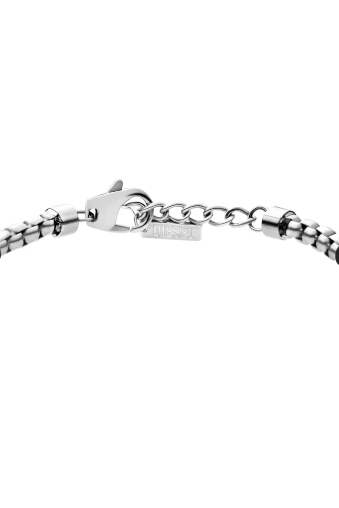 dx1634931 smycken Tvåfärgat armband i rostfritt stål