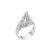dx1659040 smycken Ring i silverfärgad mässing