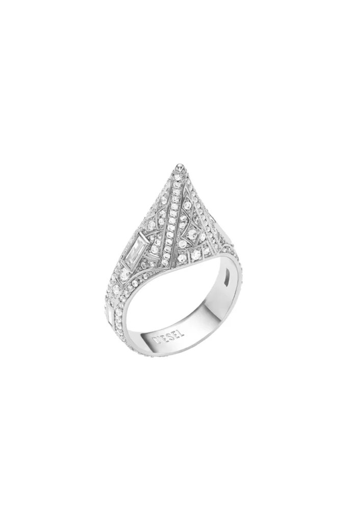 dx1659040 smycken Ring i silverfärgad mässing