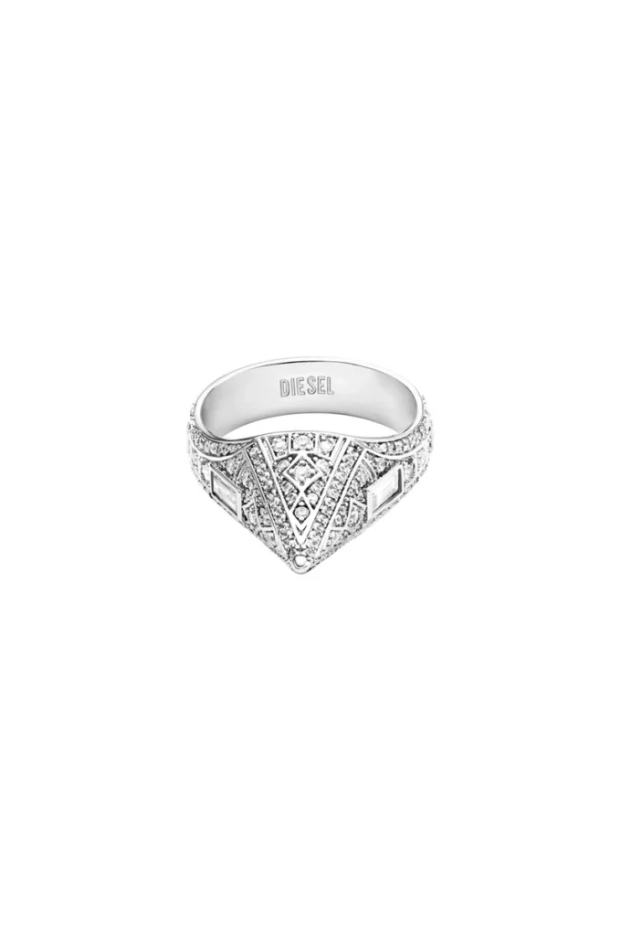 dx1659040 smycken Ring i silverfärgad mässing