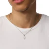 dx1661040 smycken Halsband med hänge i rostfritt stål