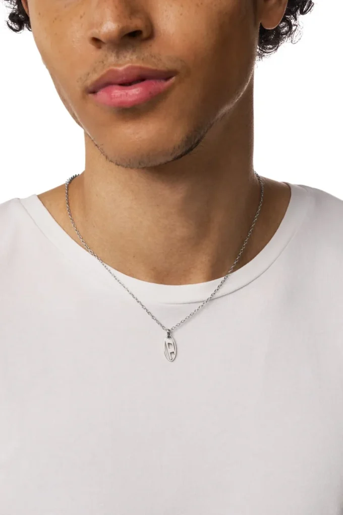 dx1661040 smycken Halsband med hänge i rostfritt stål