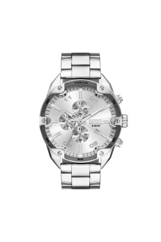 dz4677 Diesel Spiked Chronograph rostfritt stålklocka