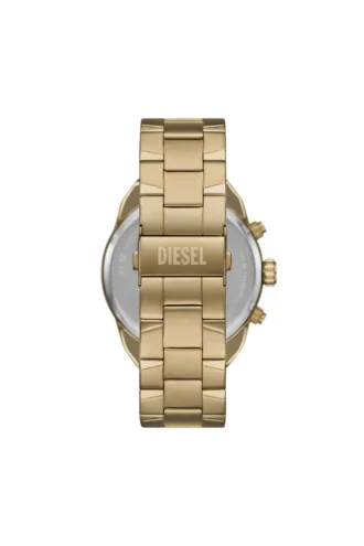 dz4678 Diesel Spiked Chronograph guldfärgad rostfri stålklocka