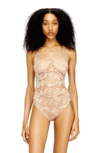 ezzy-utlt Nylonbodysuit med spetsdesign