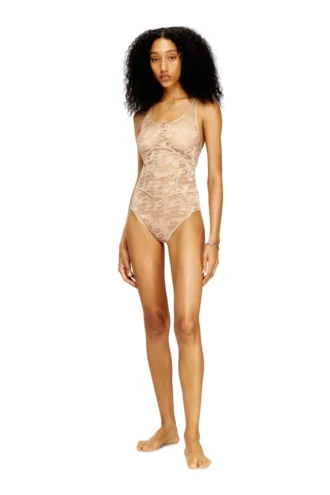 ezzy-utlt Nylonbodysuit med spetsdesign