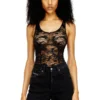 ezzy-utlt Nylonbodysuit med spetsdesign ezzy-utlt Nylonbodysuit med spetsdesign