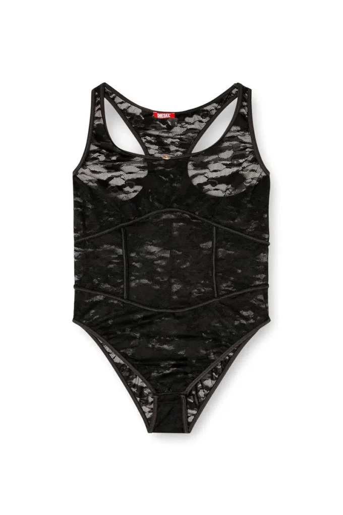 ezzy-utlt Nylonbodysuit med spetsdesign ezzy-utlt Nylonbodysuit med spetsdesign