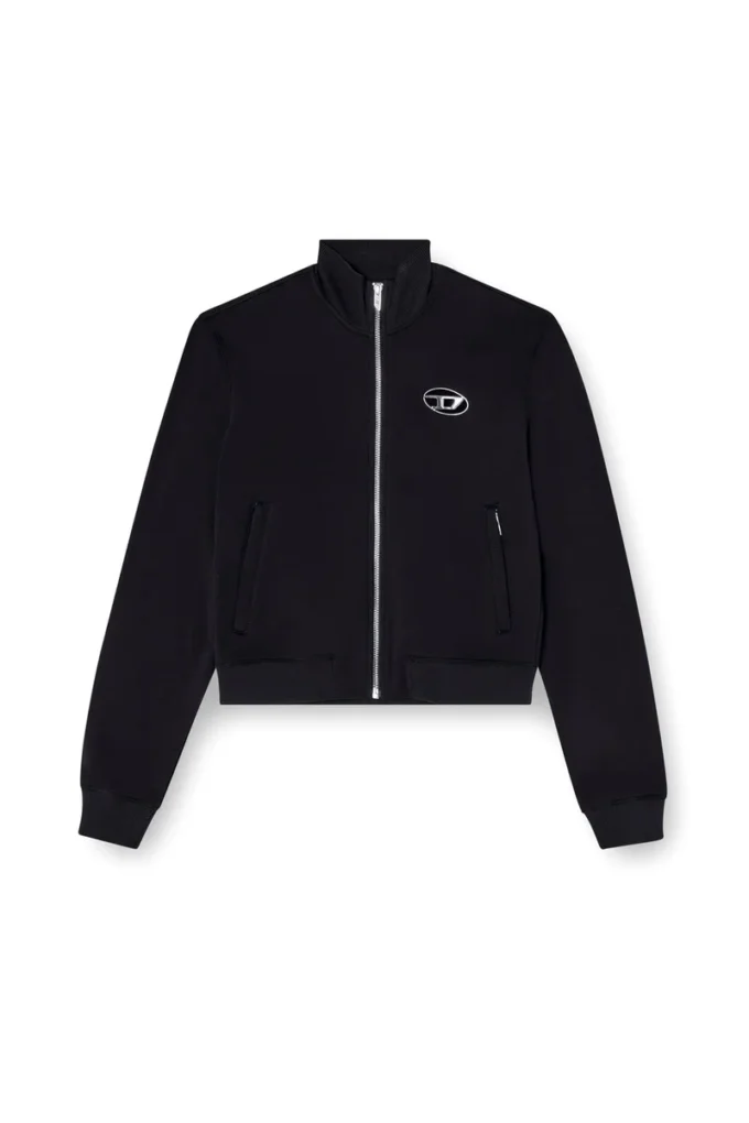 f-flacin Sweatshirt med dragkedja och utskuren logotyp f-flacin Sweatshirt med dragkedja och utskuren logotyp