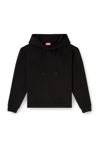 f-normy-hood-od Hoodie i bomull med Oval D-logotyp