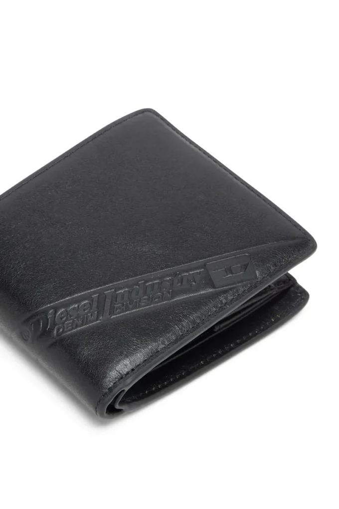 flag-d bi-fold coin s 3d Tvåfaldig läderplånbok med präglad logotyp flag-d bi-fold coin s 3d Tvåfaldig läderplånbok med präglad logotyp